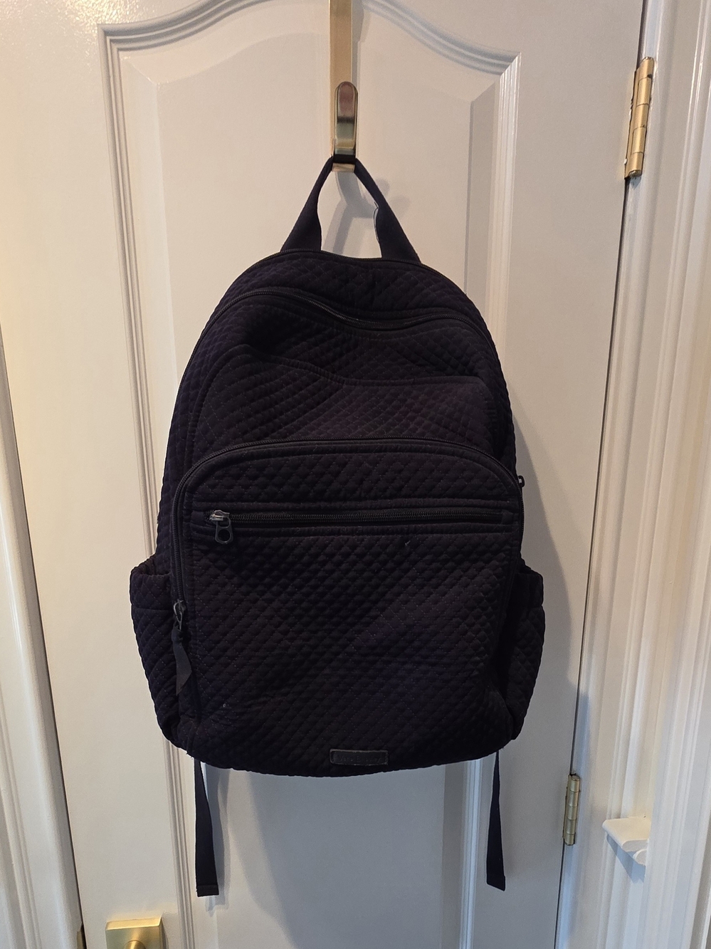 Vera Bradley Quilted Navy Backpack